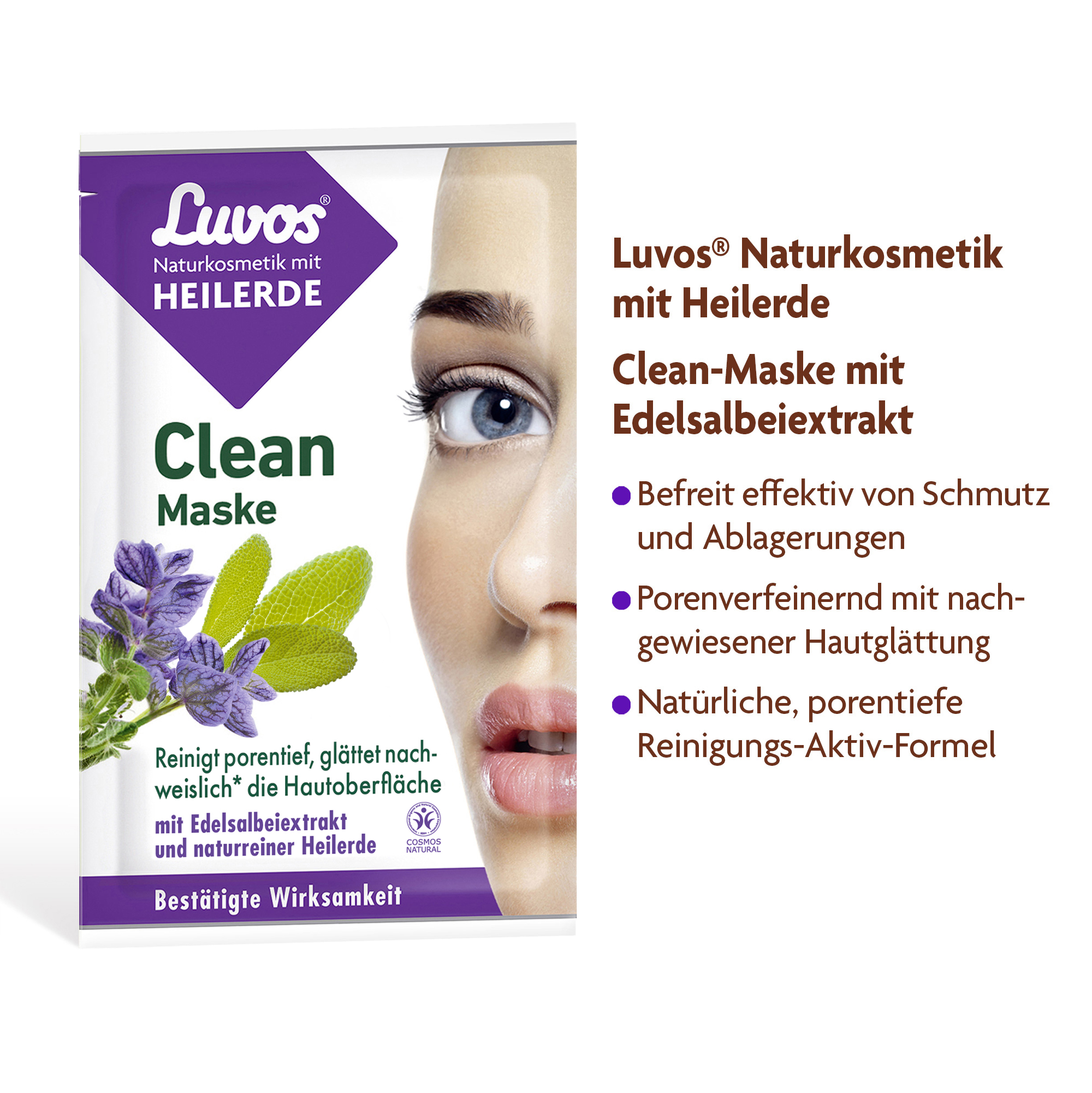 Luvos HEILERDE Clean Maske 2X7.5 ml Gesichtsmaske