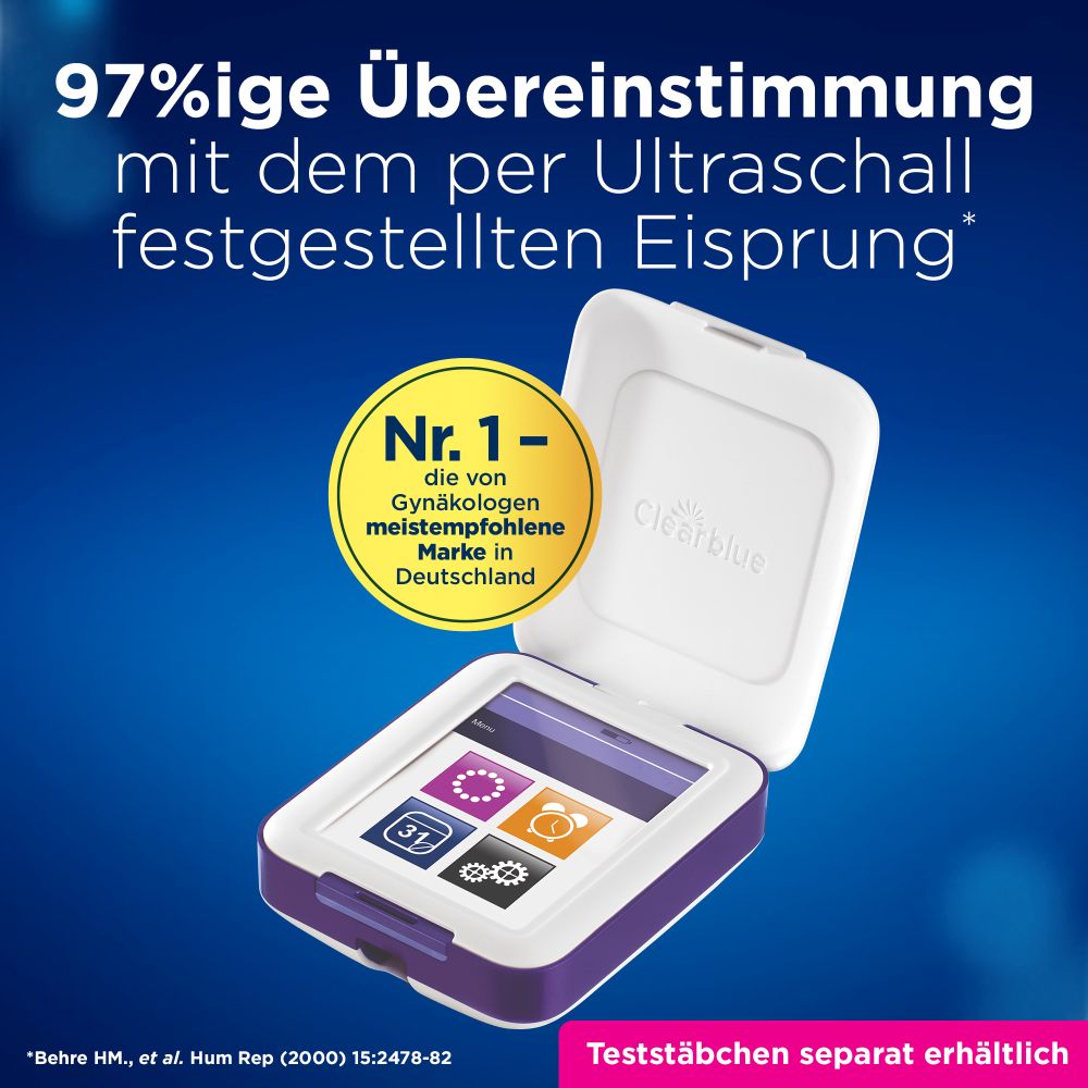 Clearblue Fertilitätsmonitor Teststäbchen 33 St Teststäbchen