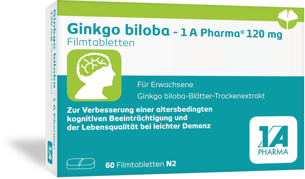 Ginkgo -1 A Pharma 120 mg 60 St Filmtabletten