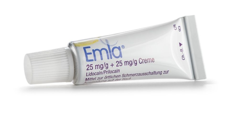 Emla Creme + 2 Tegaderm Pflaster  5 g Creme