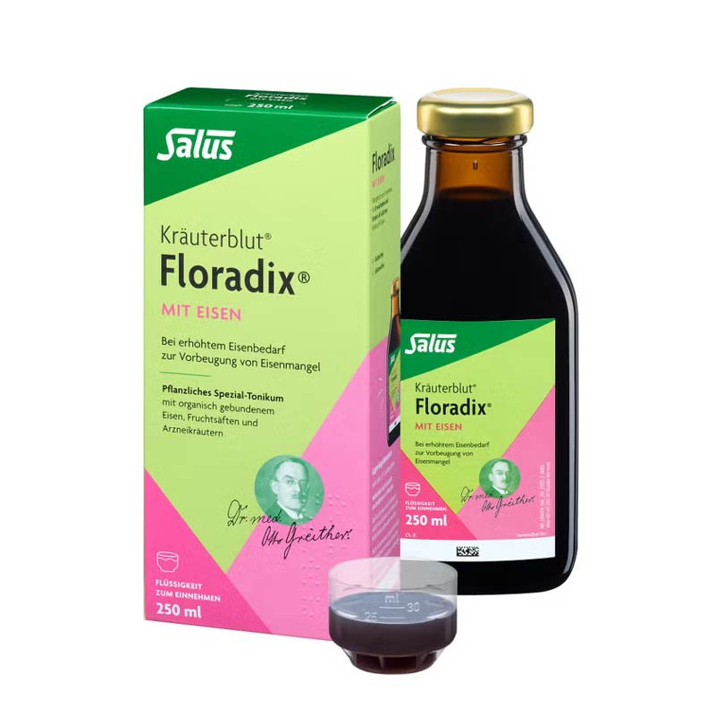 Salus Kräuterblut Floradix MIT EISEN 250 ml Flüssigkeit zum Einnehmen