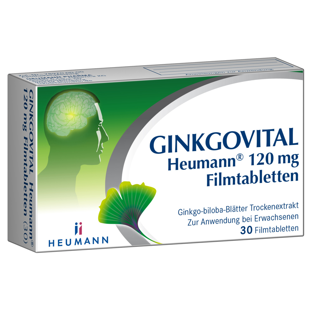 GINKGOVITAL Heumann 120mg 30 St Filmtabletten