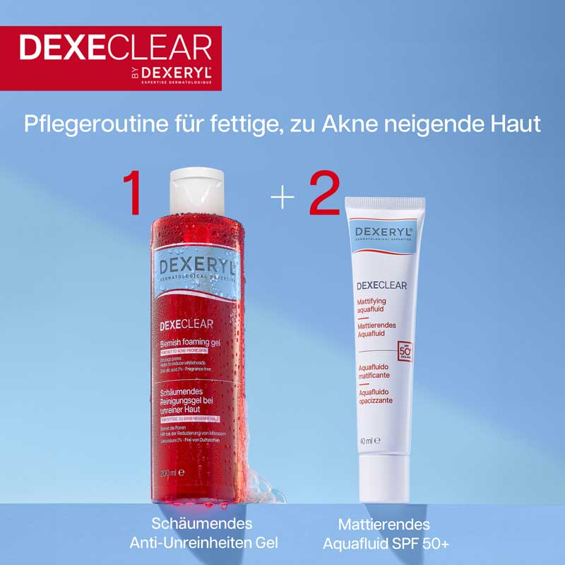 DEXERYL DEXECLEAR mattierendes Aquafluid SPF50+ 40 ml Emulsion
