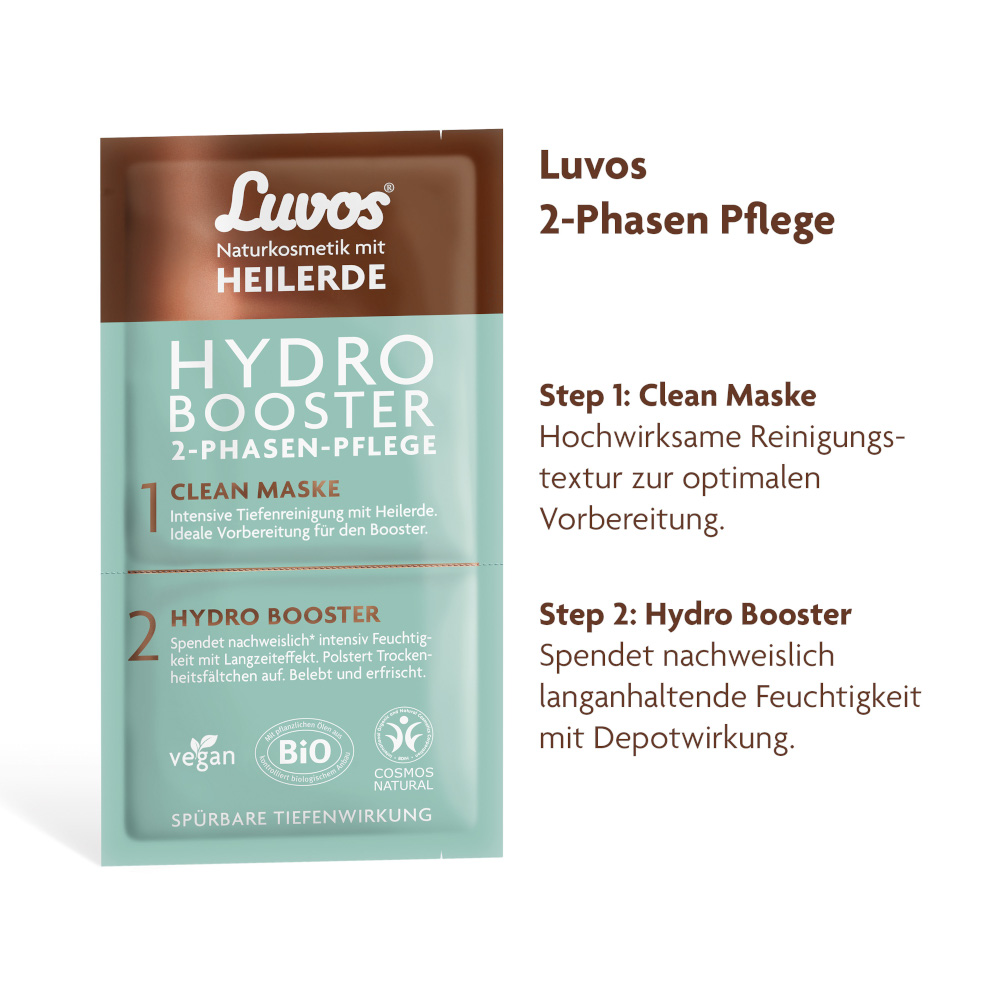 Luvos HEILERDE HYDRO BOOSTER 1 Packung Gesichtsmaske