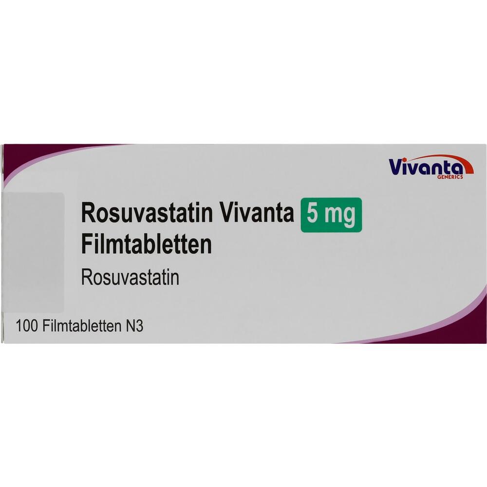 Rosuvastatin Vivanta 5 mg 100 St Filmtabletten