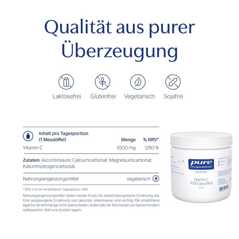 pure encapsulations Vitamin C 1000 gepuffert 227 g Pulver