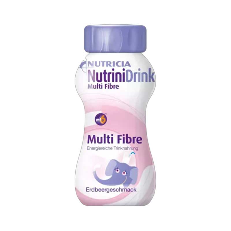 NutriniDrink Multi Fibre Erdbeere 32X200 ml Flüssigkeit