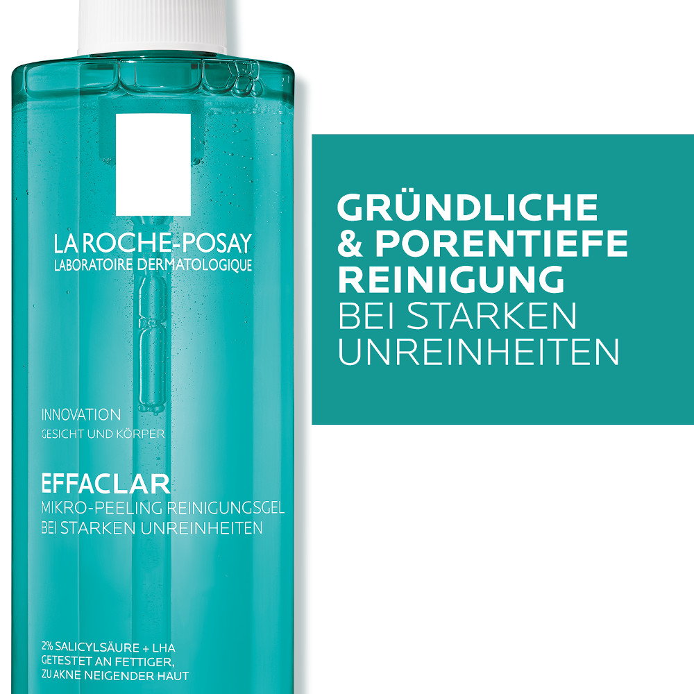 LA ROCHE-POSAY Effaclar Mikro-Peeling Reinigungsgel 400 ml Gel