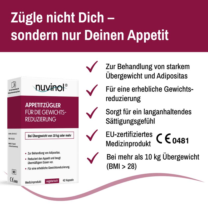 nuvinol APPETTITZÜGLER 42 St Kapseln
