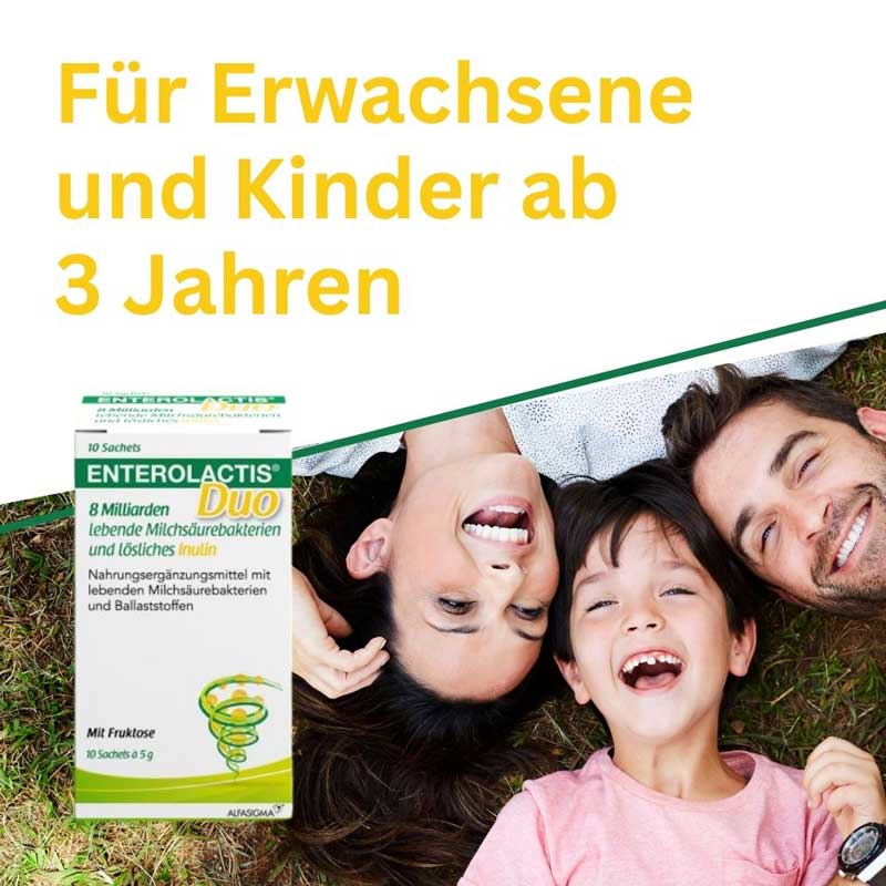 Enterolactis Duo Milchsäurebakterien mit Inulin 20X5 g Pulver