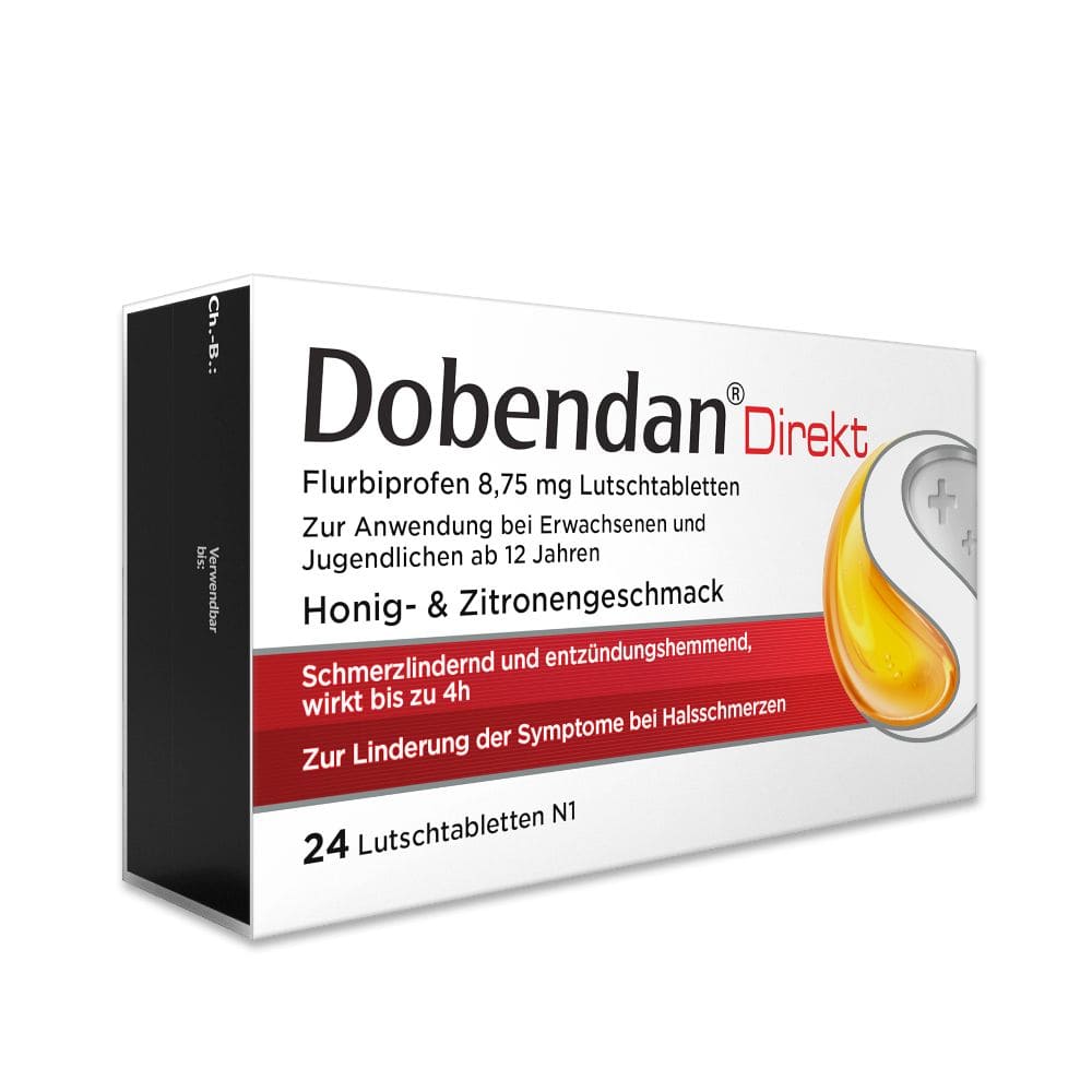 Dobendan Direkt - bei Halsschmerzen 24 St Lutschtabletten