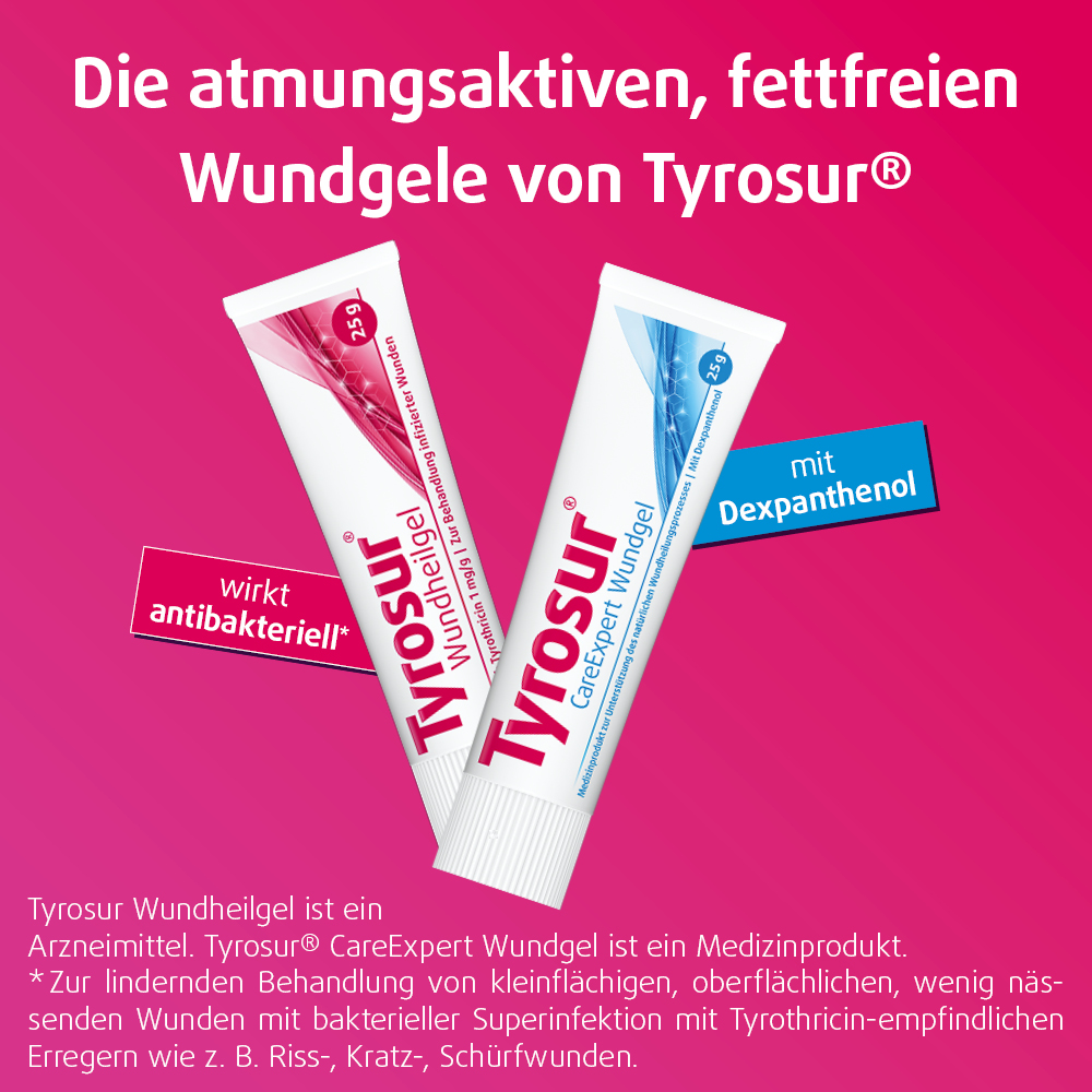 Tyrosur Wundheilgel 15 g Gel