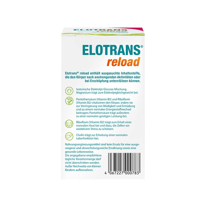 ELOTRANS RELOAD APFEL 4er Set 4X15X7.45 g Pulver