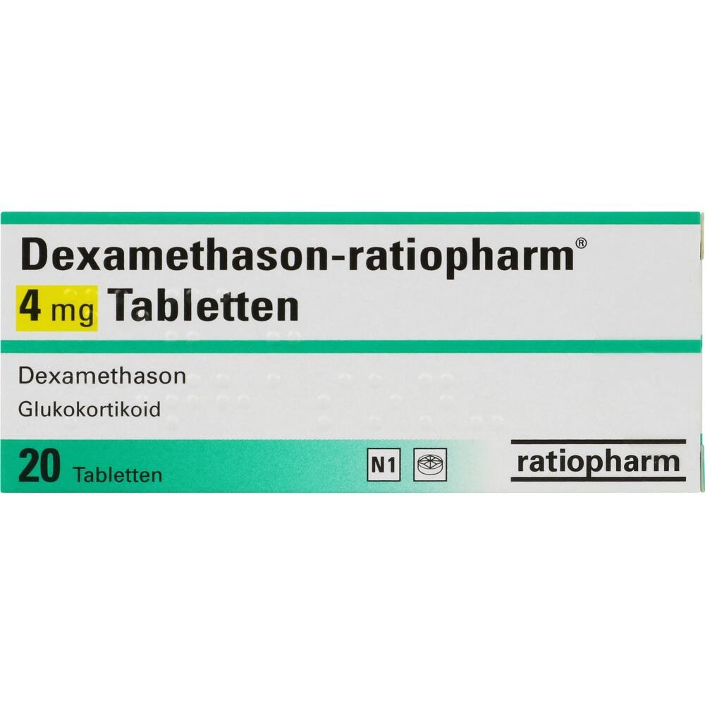 DEXAMETHASON ratiopharm 4 mg Tabletten 20 St Tabletten