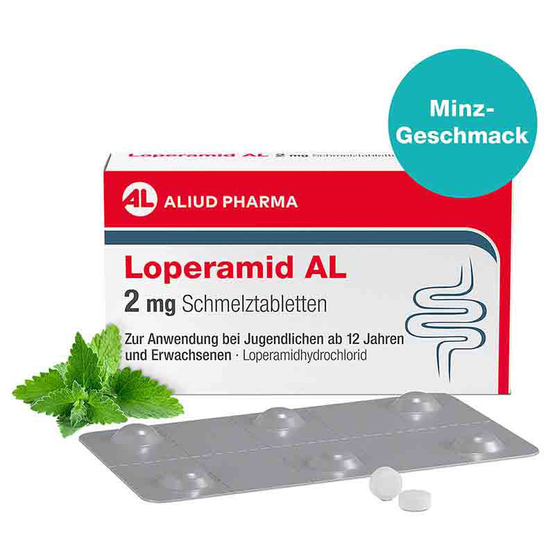 Loperamid AL 2 mg 6 St Schmelztabletten