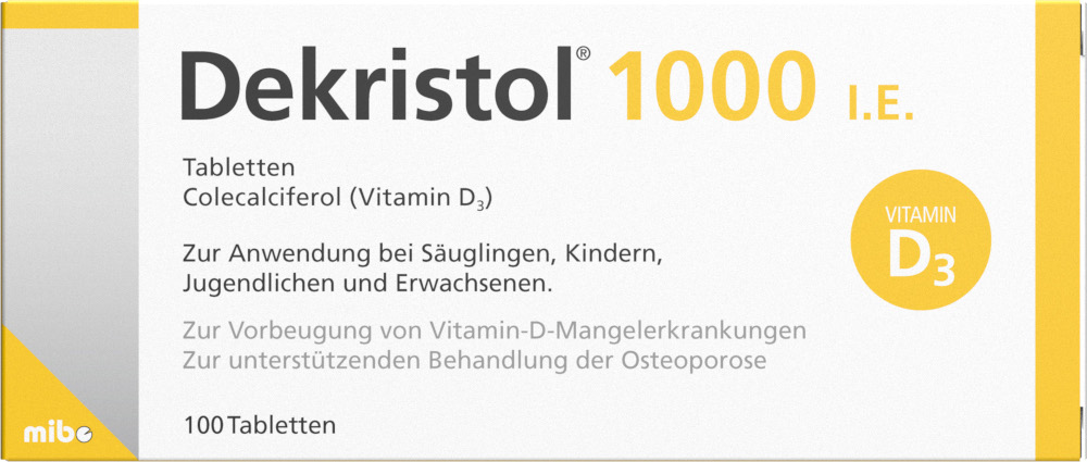 Dekristol 1000 I.E. 100 St Tabletten