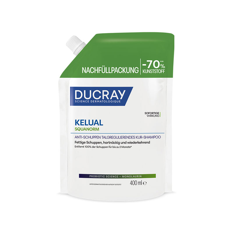 DUCRAY KELUAL SQUANORM ANTI-SCHUPPEN TALGREGULIERENDES KUR-SHAMPOO 400 ml Shampoo