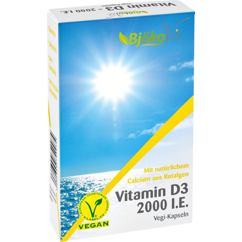 VITAMIN D3 2.000 I.E. Vegi Kapseln 60 St Kapseln