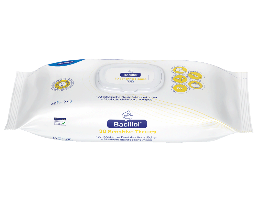 Bacillol 30 Sensitive Desinfektionstücher XXL 40 St Tücher