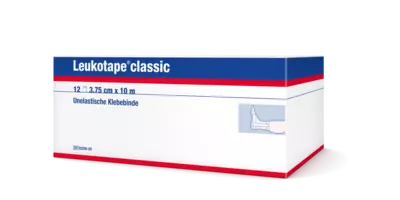 LEUKOTAPE Classic 3,75 cmx10 m weiß 12 St Verband