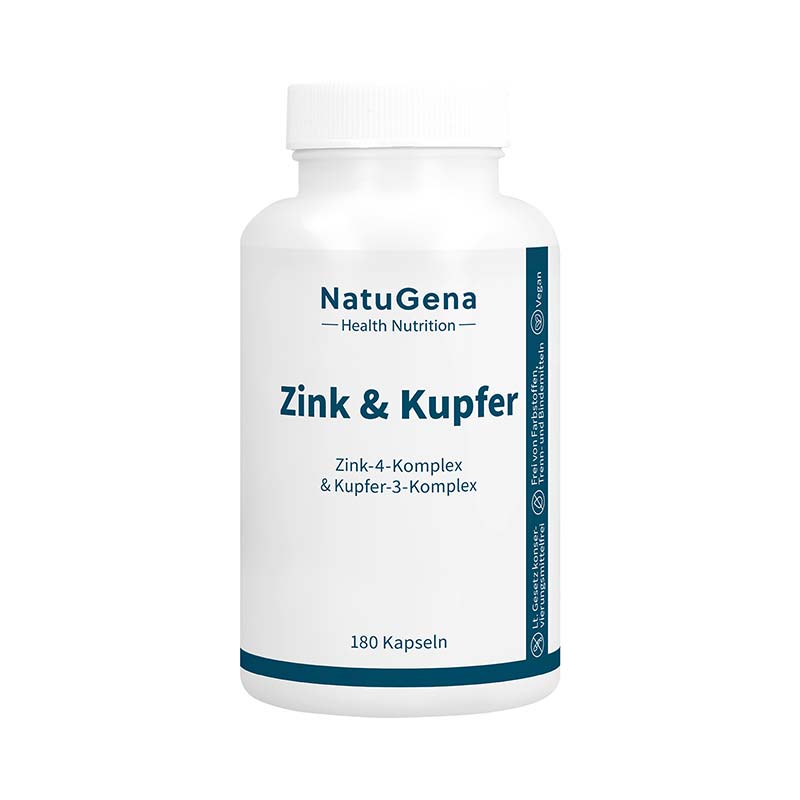 NatuGena Zink & Kupfer 180 St Kapseln