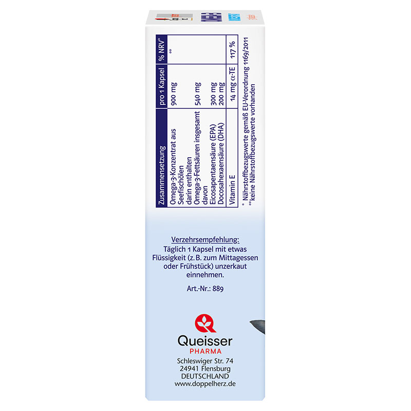 Doppelherz system OMEGA-3 KONZENTRAT 30 St Kapseln