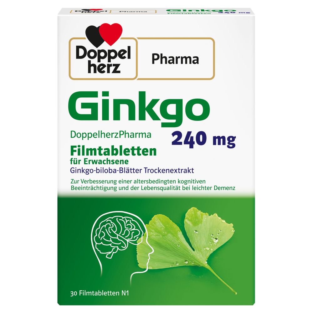 Doppelherz Pharma Ginkgo 240 mg 30 St Filmtabletten