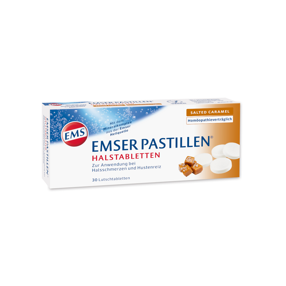 EMSER PASTILLEN SALTED CARAMEL 30 St Lutschpastillen