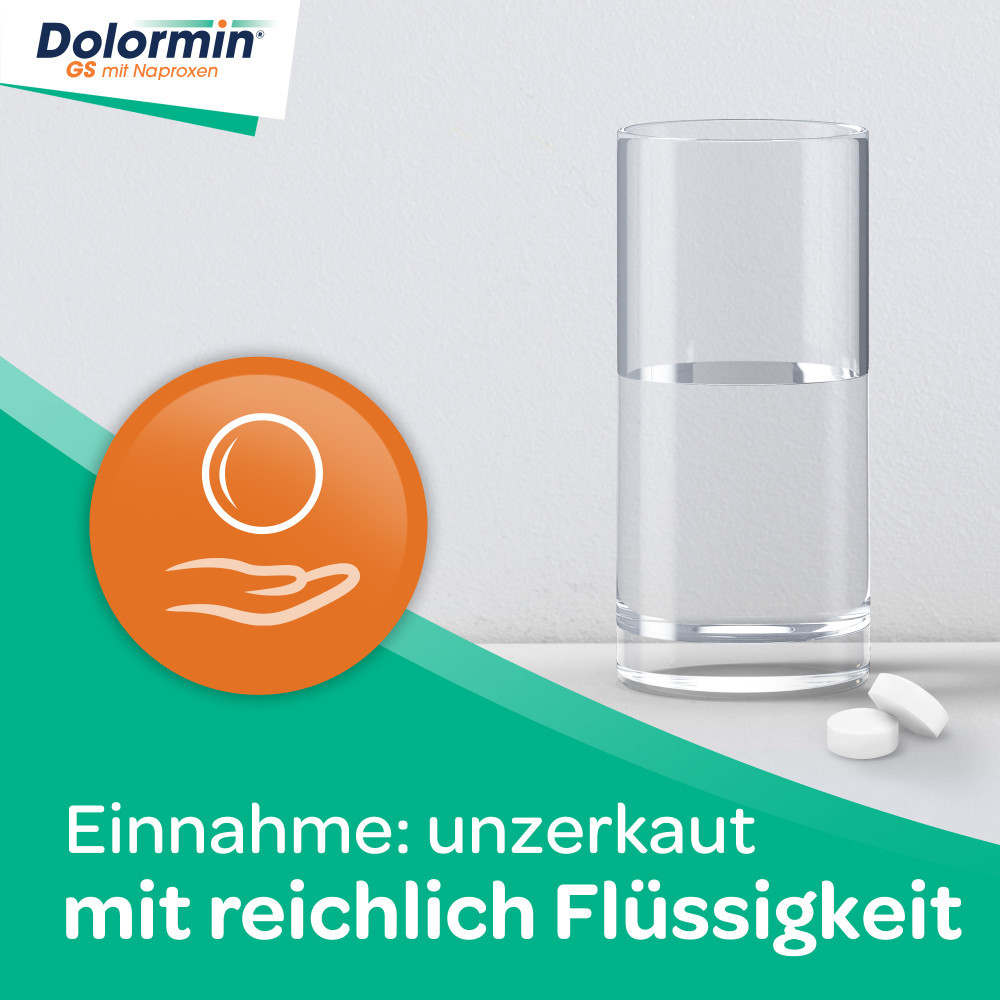 Dolormin GS mit Naproxen, Schmerztabletten bei Gelenkschmerzen