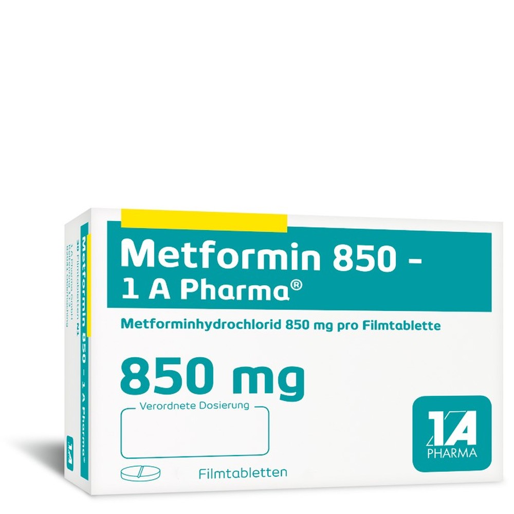 Metformin 850-1 A Pharma 120 St Filmtabletten