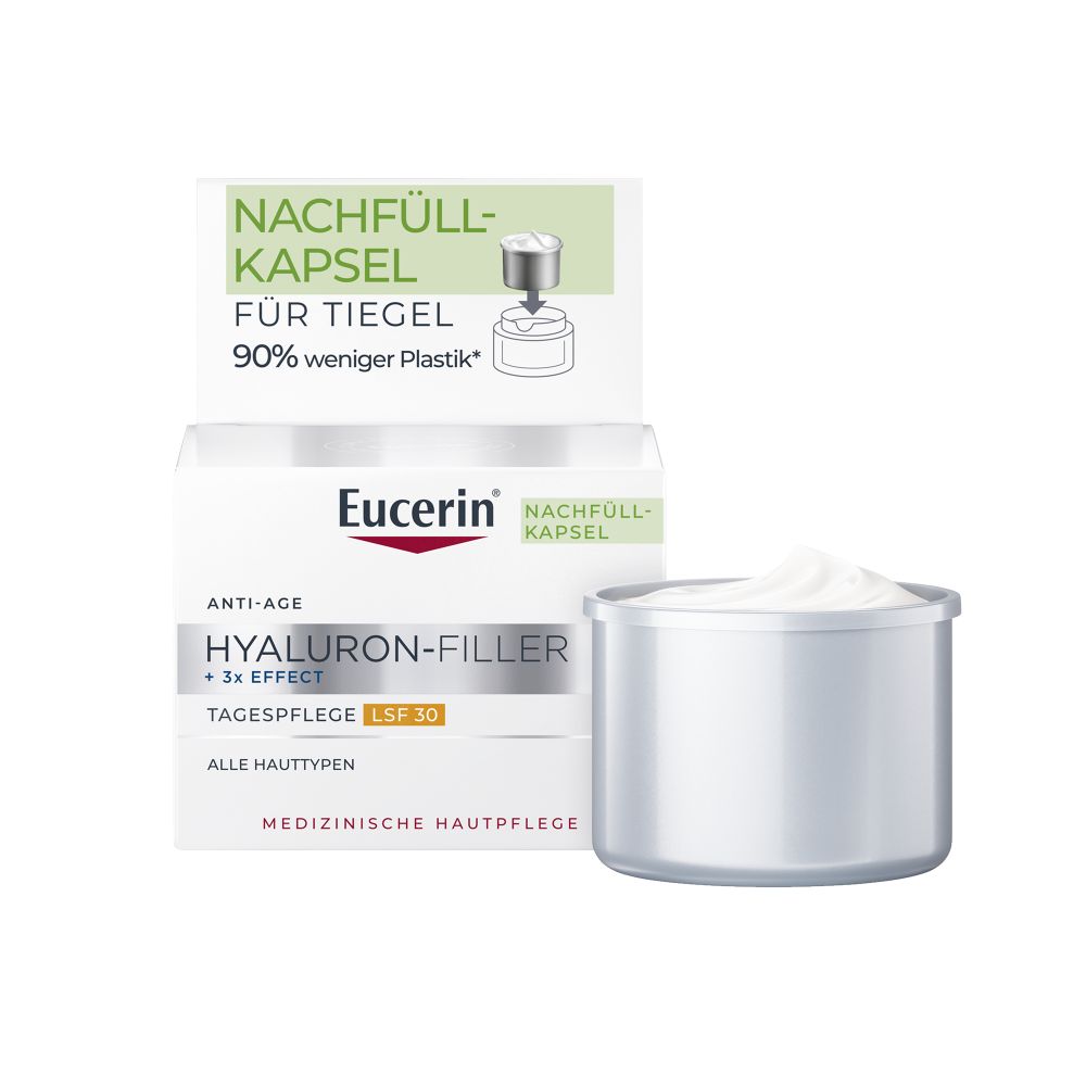 Eucerin ANTI AGE HYALURONFILLER + 3x EFFECT TAG LSF 30 Nachfüllpack 50 ml Creme