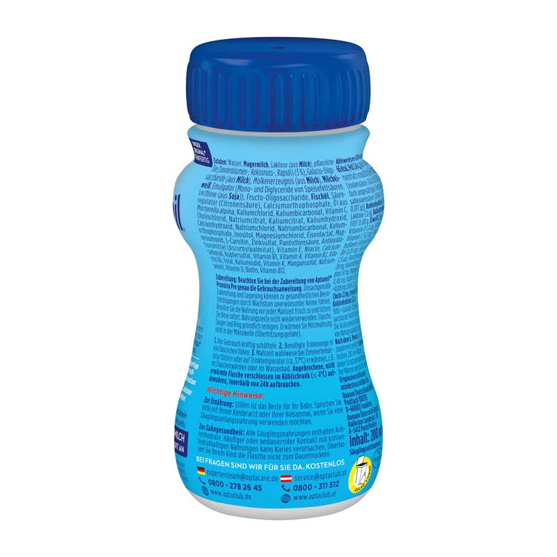 Aptamil PRE ANFANGSMILCH trinkfertig 200 ml Flüssigkeit