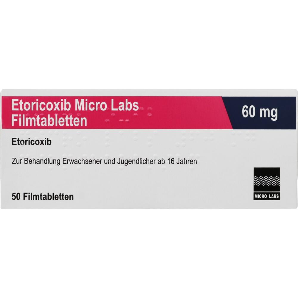 Etoricoxib Micro Labs 60mg 50 St Filmtabletten