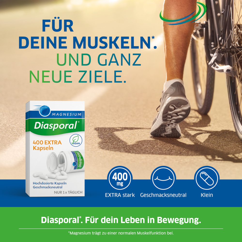 MAGNESIUM Diasporal 400 EXTRA Kapseln 20 St Kapseln