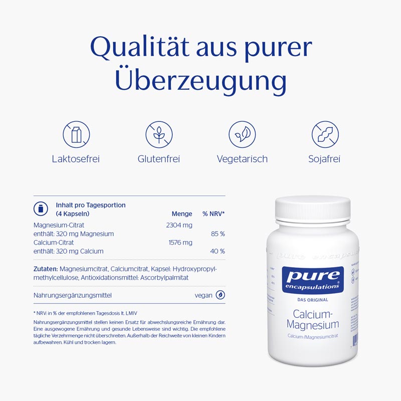 pure encapsulations Calcium Magnesium Citrat 90 St Kapseln