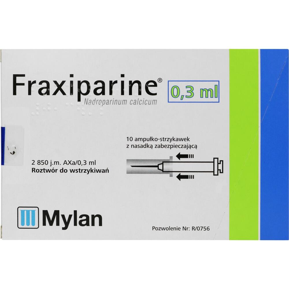 FRAXIPARINA 0,3 ml Injektionslösung i.e.Fertigspr. 10X0.3 ml Injektionslösung