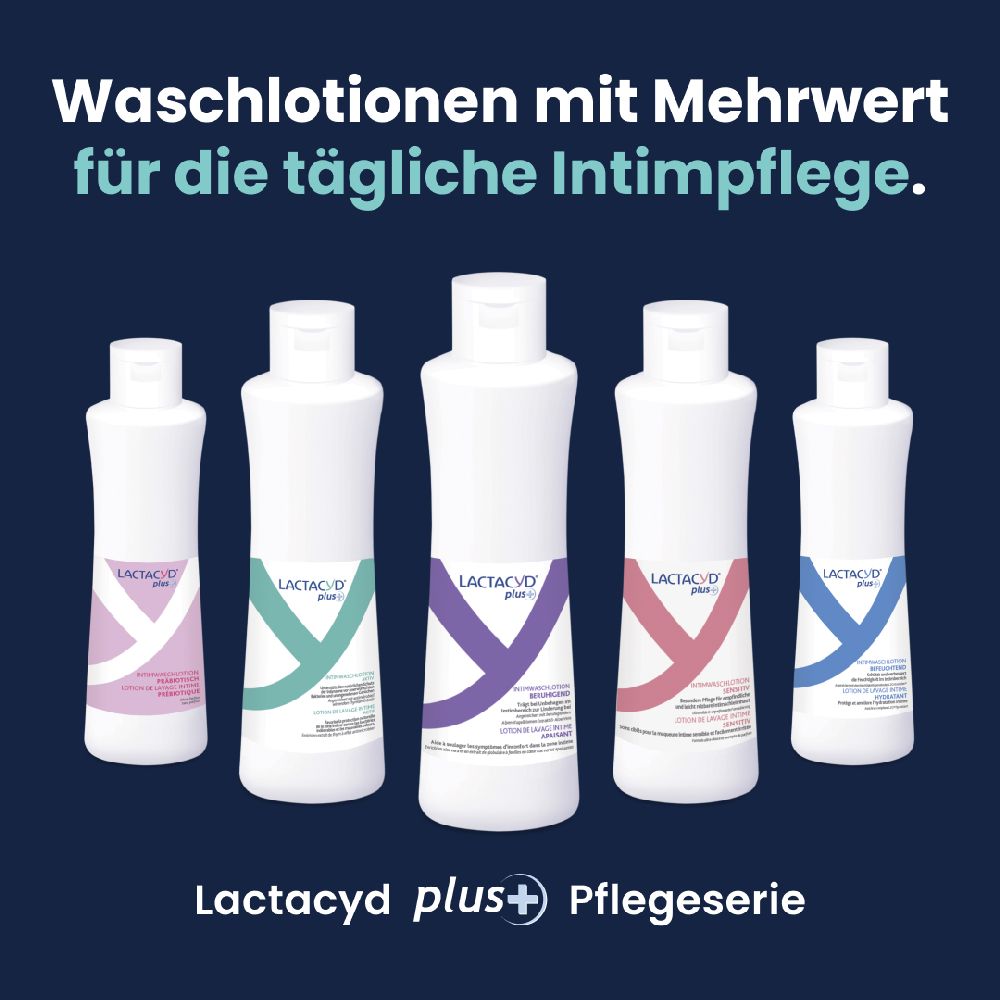 LACTACYD plus+ INTIMWASCHLOTION PRÄBIOTISCH 250 ml Lotion