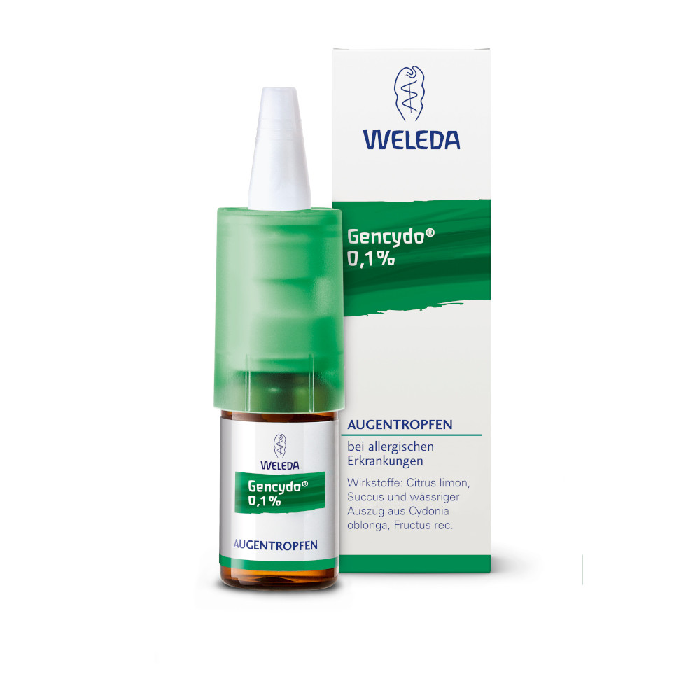 WELEDA GENCYDO 0,1% Augentropfen 10 ml Augentropfen