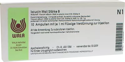 Iscucin mali Stärke B Ampullen 10X1 ml Ampullen