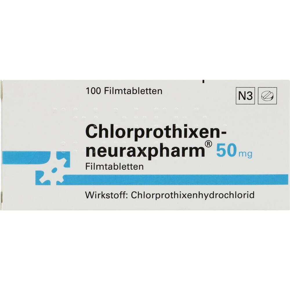 CHLORPROTHIXEN neuraxpharm 50 mg Filmtabletten 100 St Filmtabletten