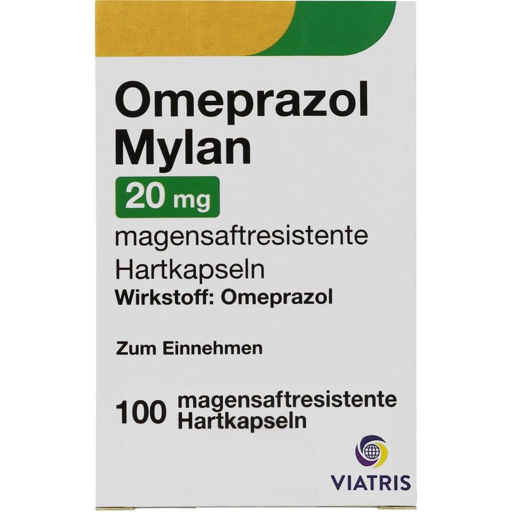 Omeprazol Mylan 20mg 100 St Magensaftresistente Hartkapseln