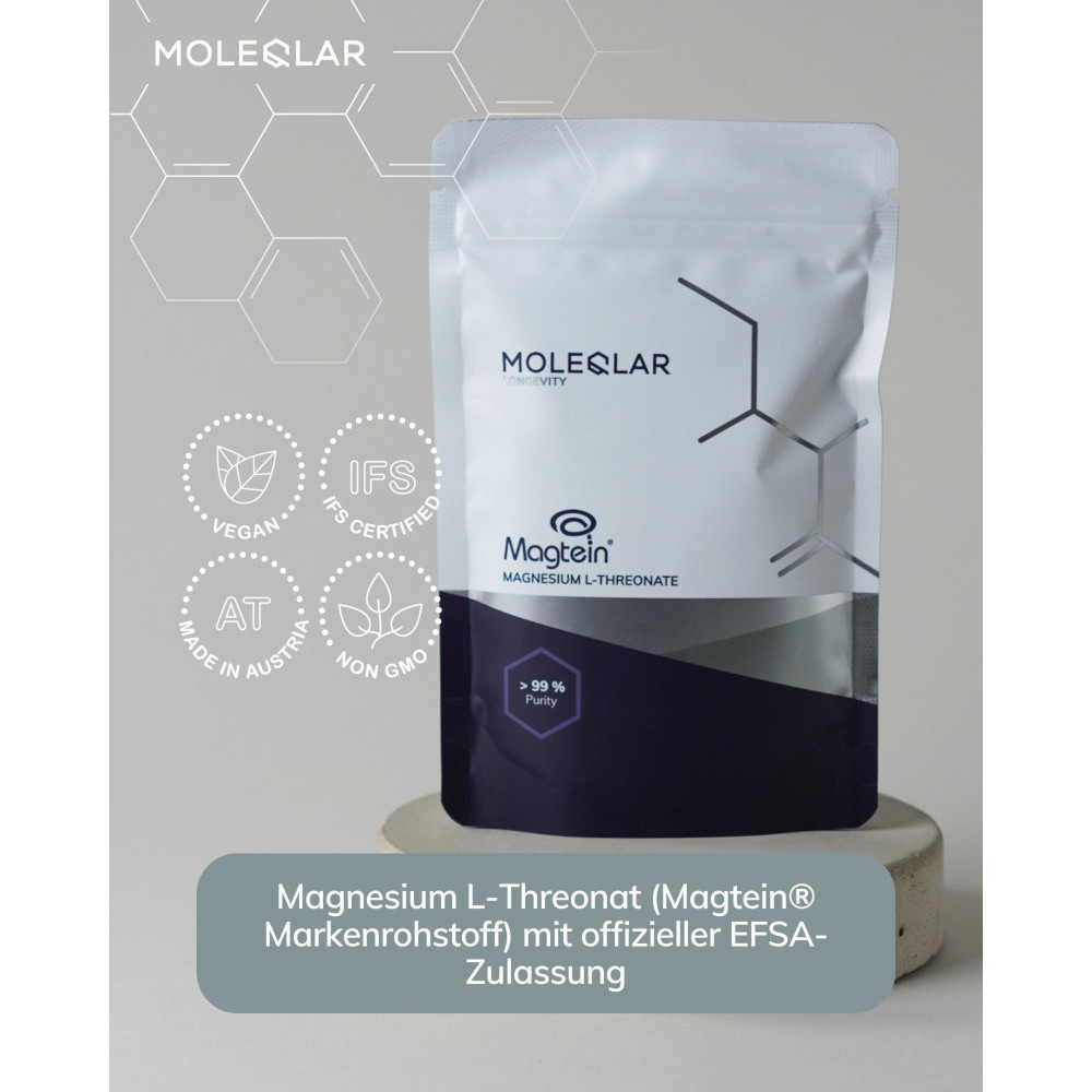 MOLEQLAR LONGEVITY Magtein 120 g Pulver