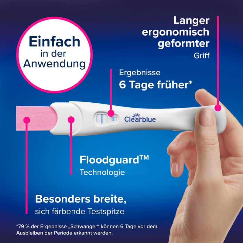 Clearblue Schwangerschaftstest Ultra Frühtest 5 St Test
