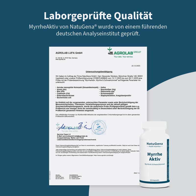 NatuGena Myrrhe Aktiv 60 St Kapseln
