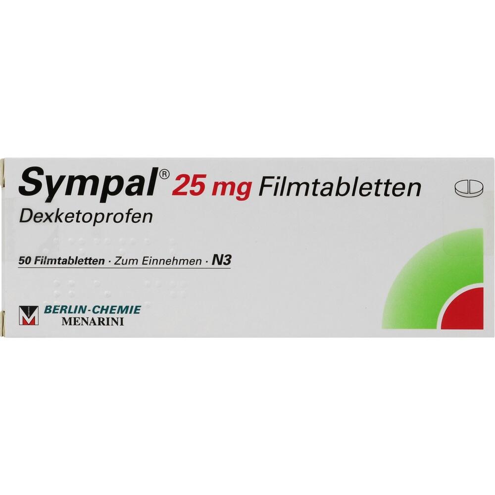 Sympal 25mg 50 St Filmtabletten