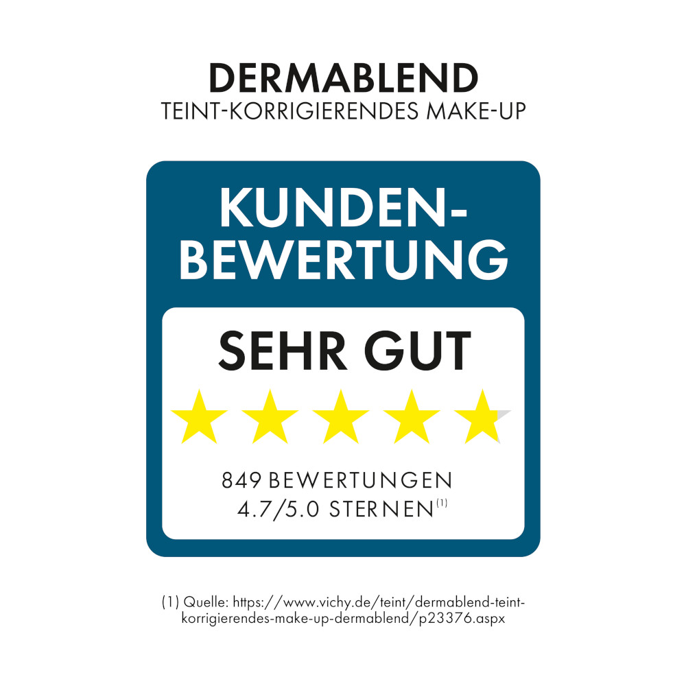 VICHY DERMABLEND Make-up 15  30 ml Flüssigkeit