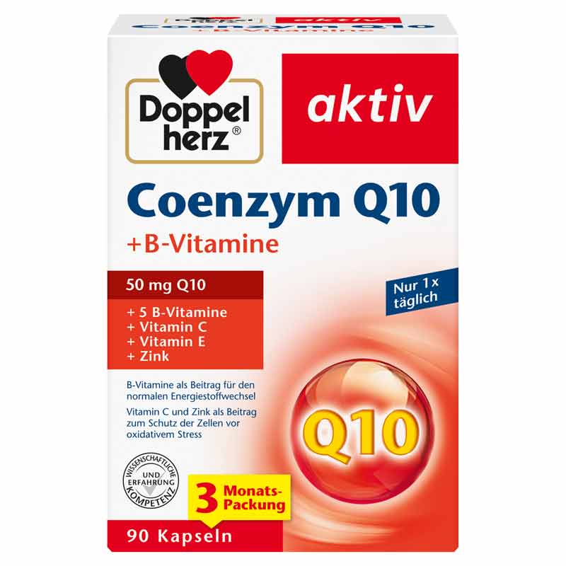 Doppelherz aktiv Coenzym Q10 + B-Vitamine 90 St Kapseln