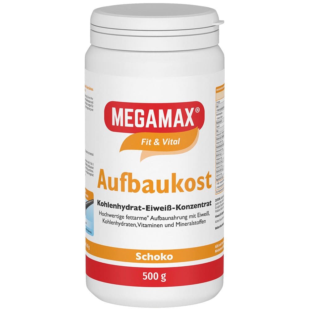 MEGAMAX Aufbaukost Schoko Pulver 500 g Pulver