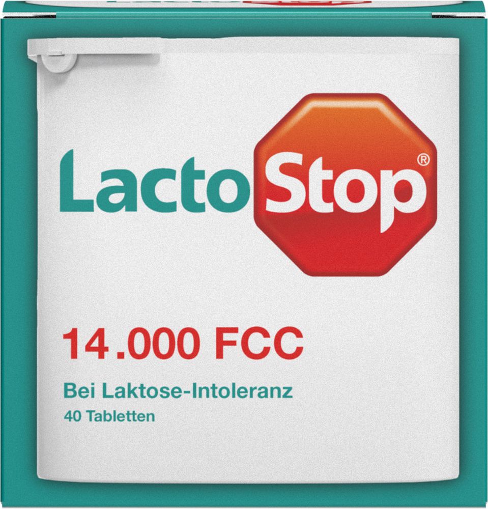 LactoStop 14000 FCC Tabletten Spender 40 St Tabletten