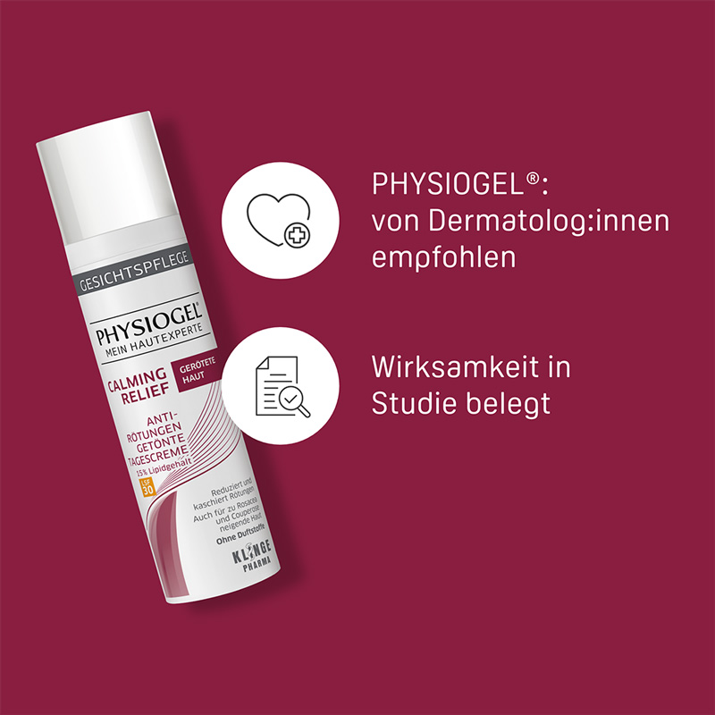 PHYSIOGEL CALMING RELIEF ANTI-RÖTUNGEN getönte Tagescreme LSF 30 40 ml Tagescreme
